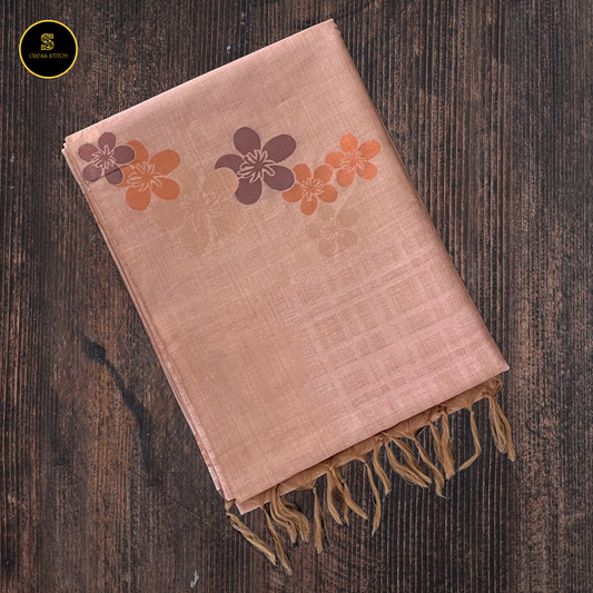 Sarees - Pastel Pink Kanchi Silk Saree