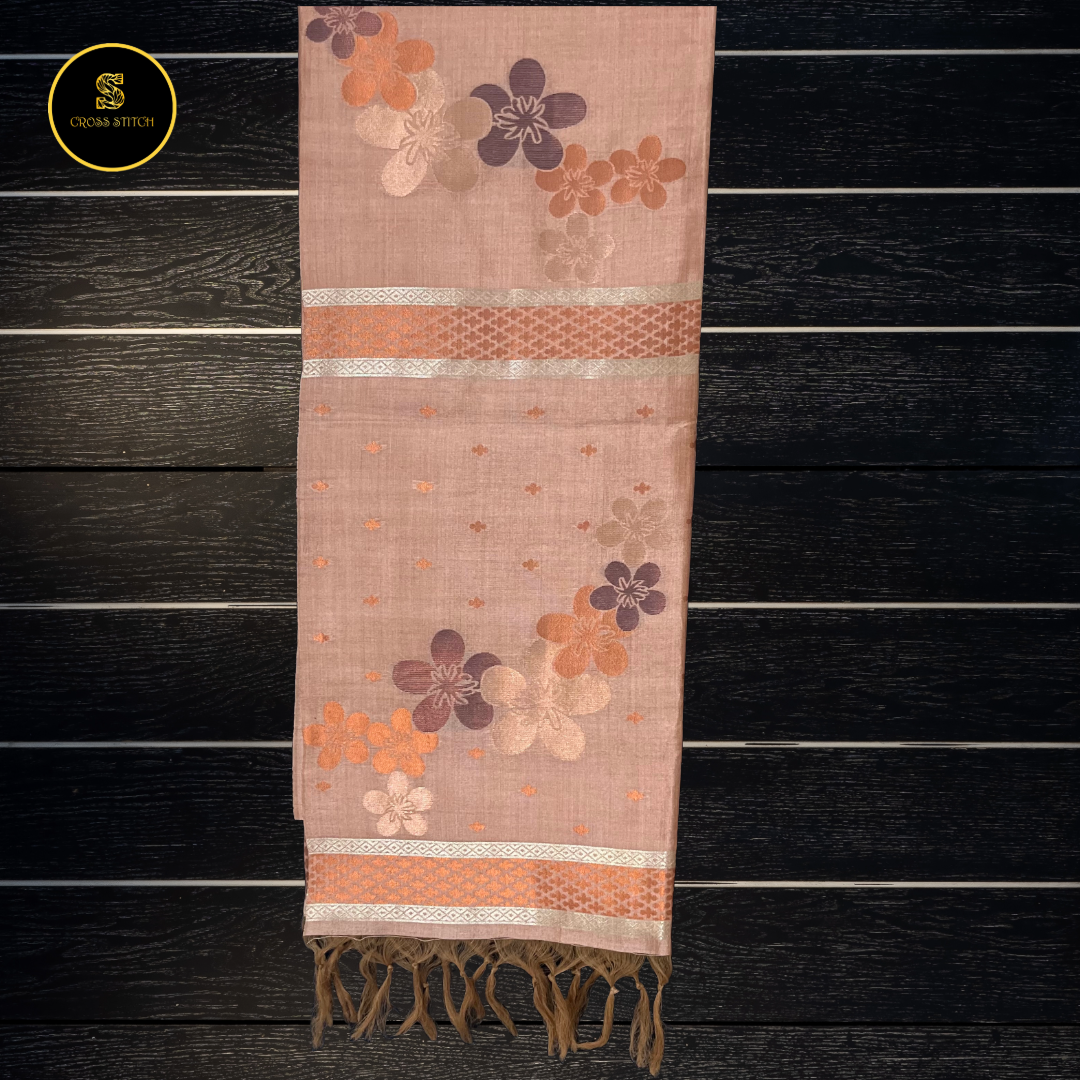 Sarees - Pastel Pink Kanchi Silk Saree