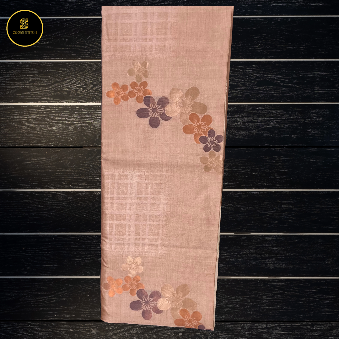 Sarees - Pastel Pink Kanchi Silk Saree