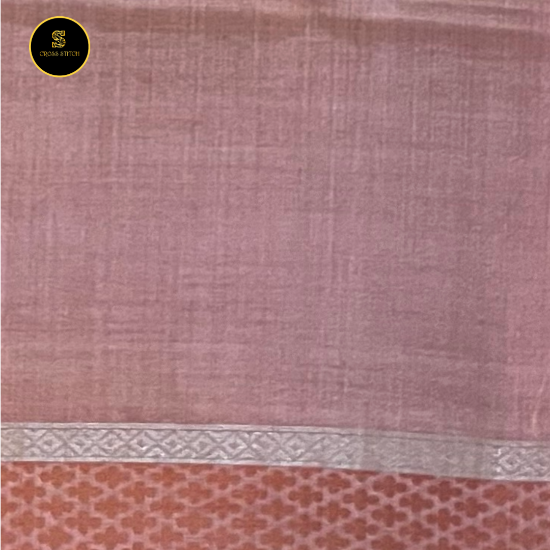 Sarees - Pastel Pink Kanchi Silk Saree