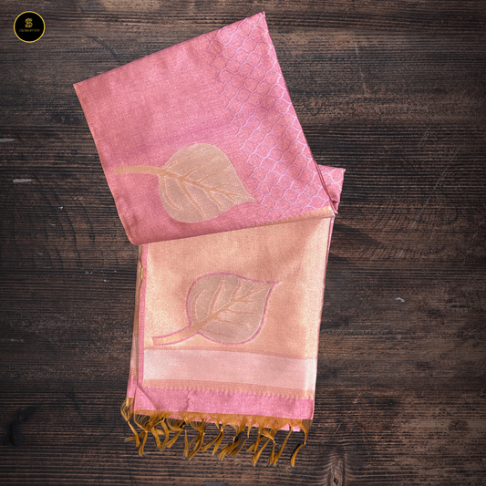 Sarees - Pink Kanchi Silk Saree