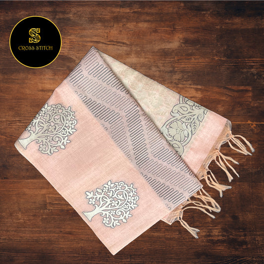 Sarees - Ivory Silk Saree