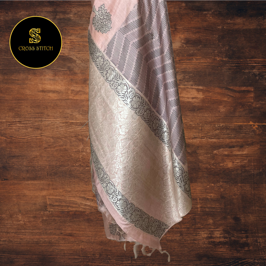 Sarees - Ivory Silk Saree