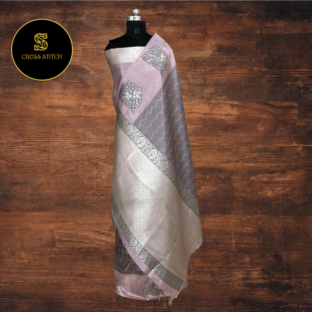 Sarees - Ivory Silk Saree