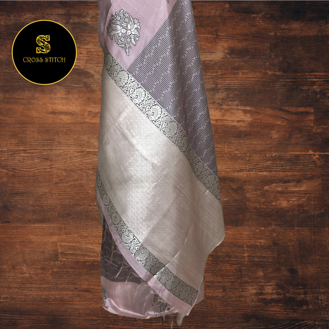 Sarees - Ivory Silk Saree