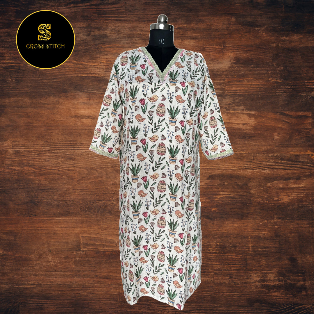 PRINTED COTTON KURTI